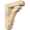 Ekena Millwork Merced Craftsman Rough Sawn Bracket w/ Offset Brace, Douglas Fir, 6"W x 20"D x 24"H BKT0604X20X24MRC04RDF - alternate 1